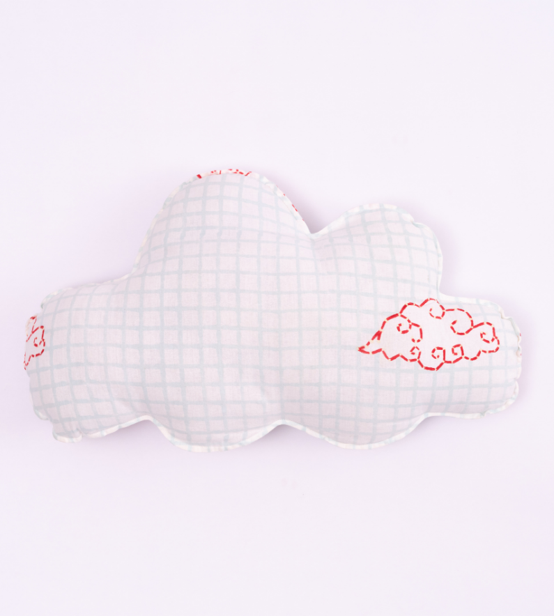 Head in the Clouds Cushion - Sunrise