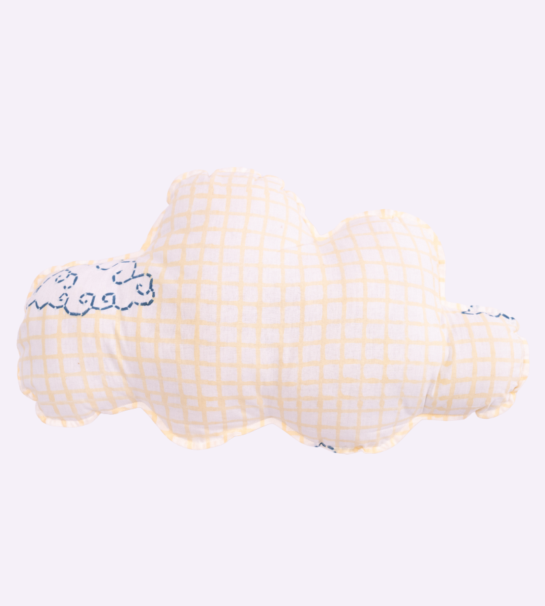 Head in the Clouds Cushion - Sunset